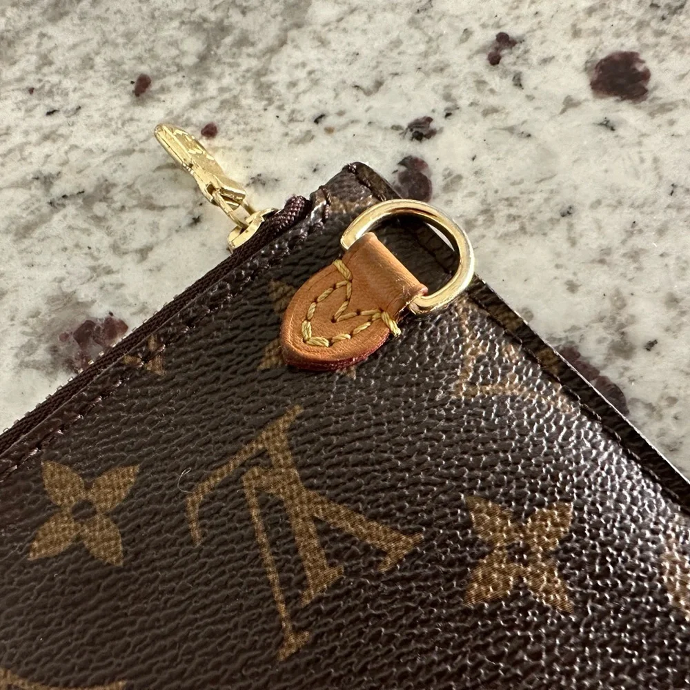Authentic Louis Vuitton Monogram Oversized‎ Zip Pouch Bag